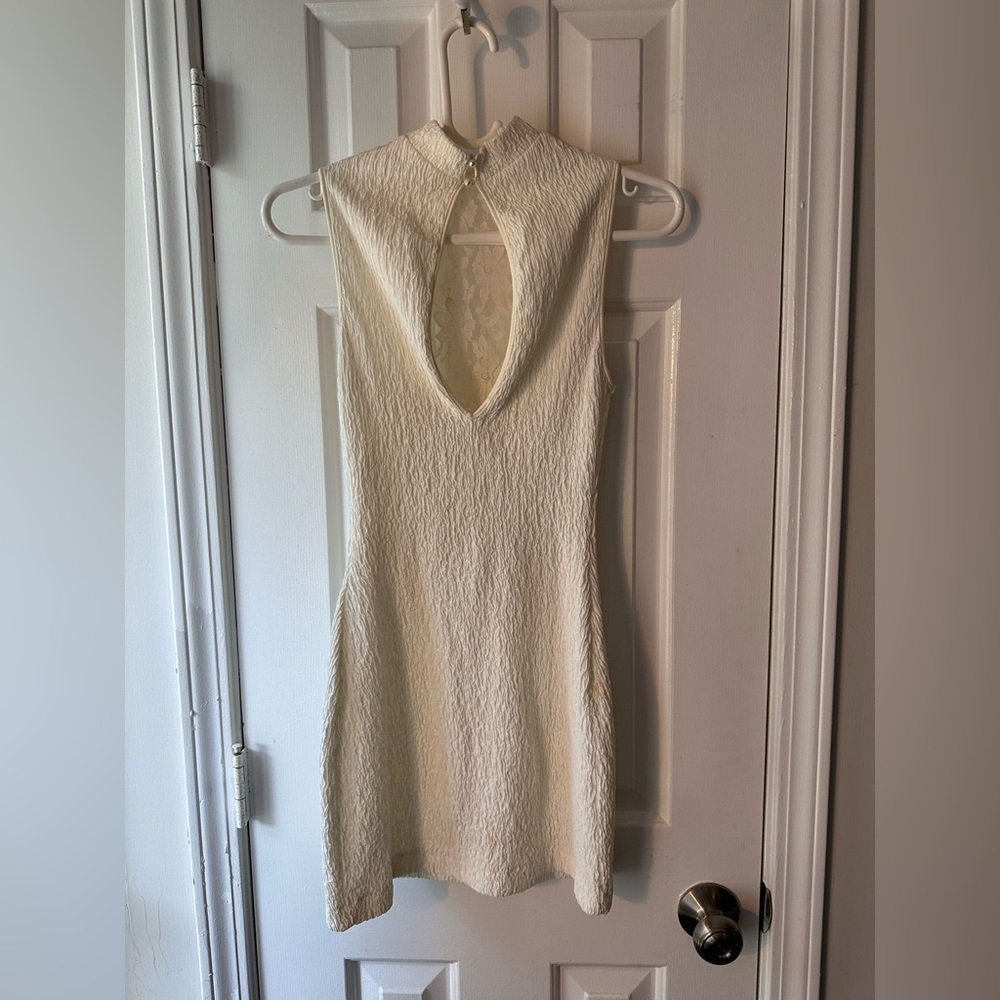 Vintage 1980s Lace Bodycon Dress - Picture 6 of 11